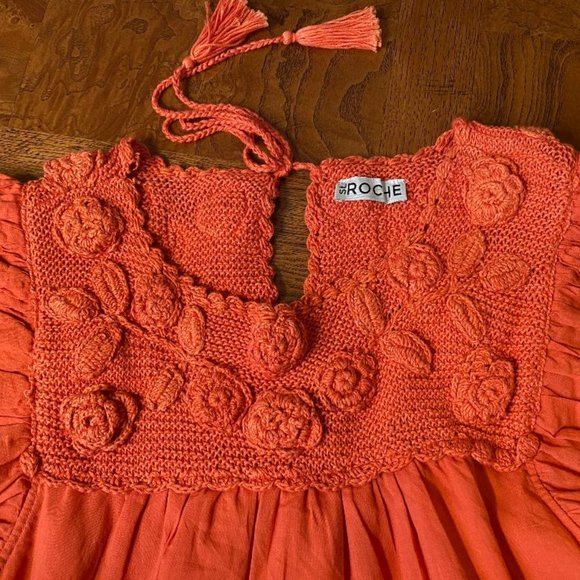 St. Roche Kite Dress in Burnt Orange Size 6 - Picture 7 of 13